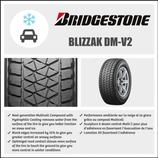 Bridgestone BLIZZAK DM-V2 215/70R16