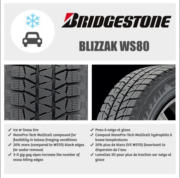 Bridgestone BLIZZAK WS90 195/65R15